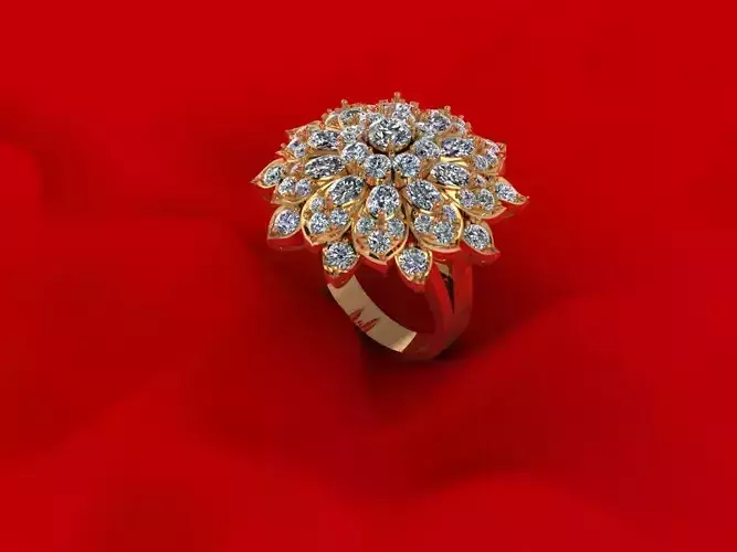 Fashion Flower ring R5