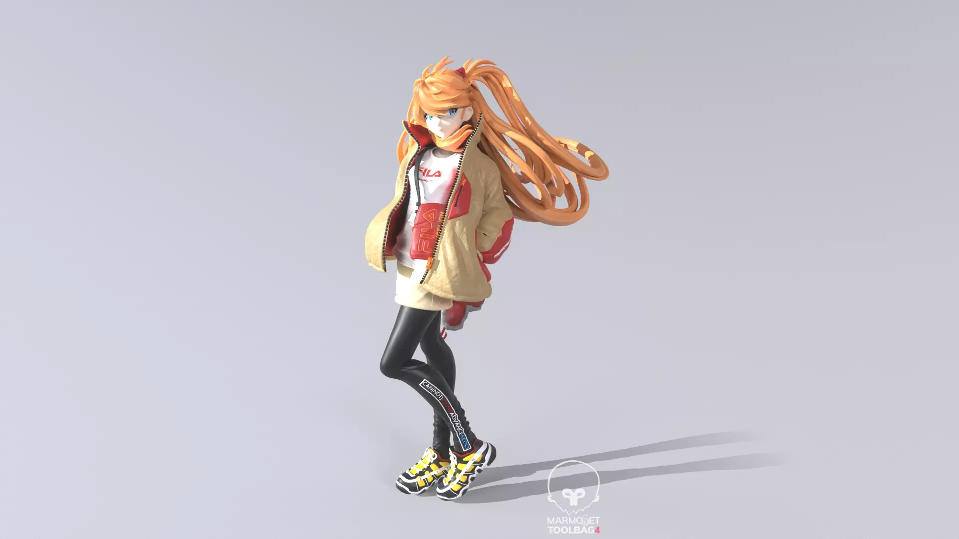 ASUKA FILA FIGURE EVANGELION 3D print model_0