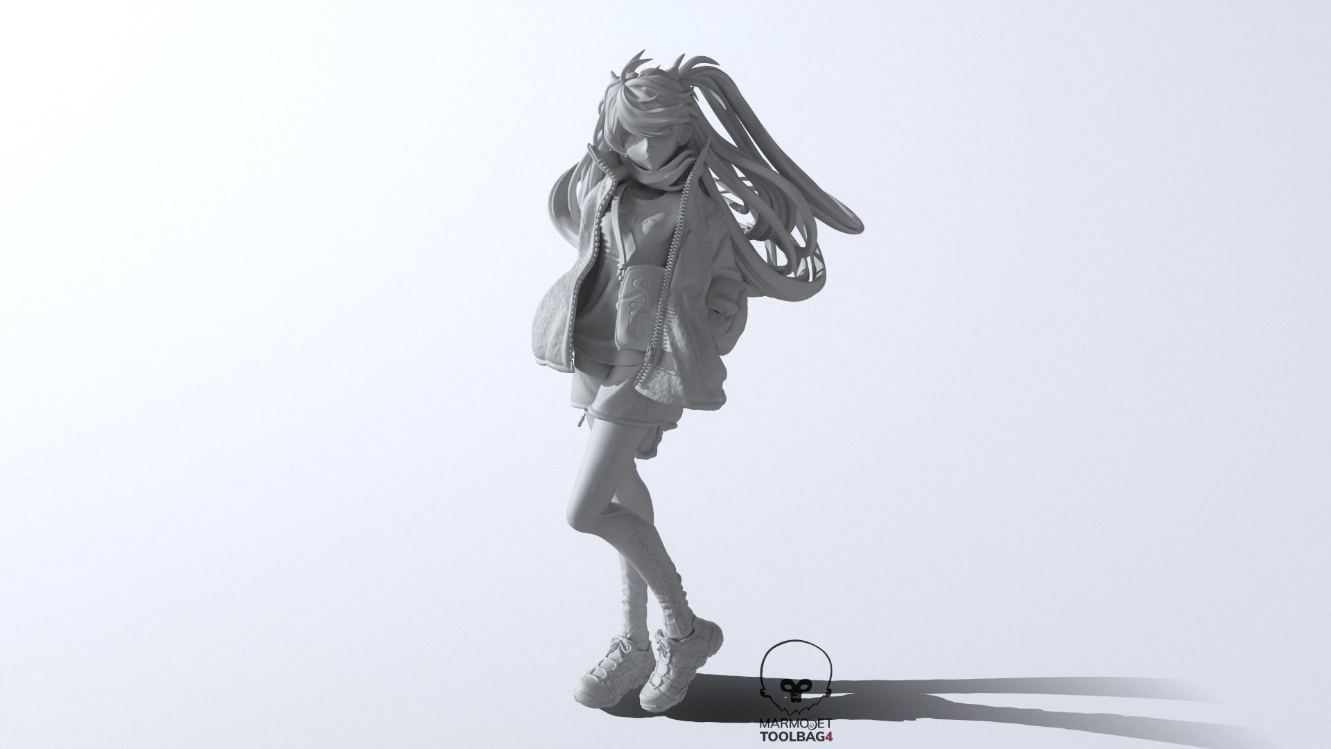 ASUKA FILA FIGURE EVANGELION 3D print model_16