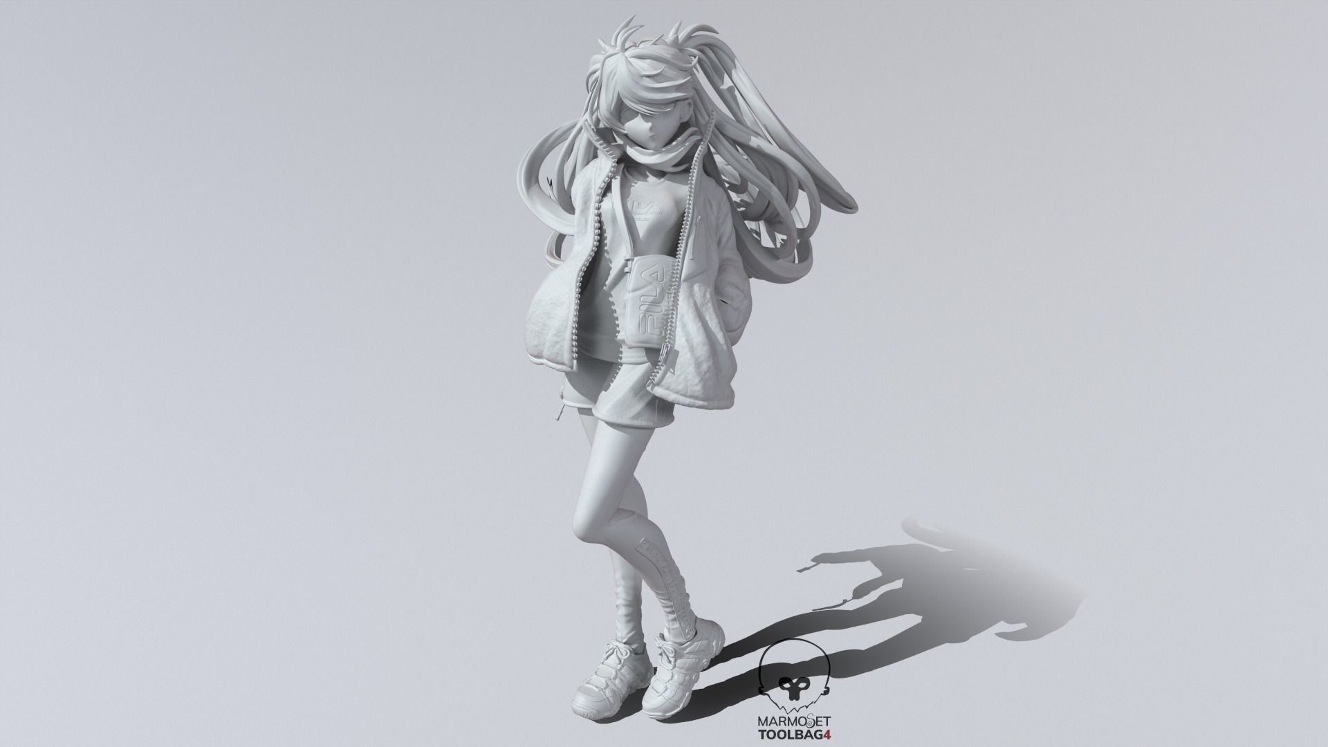 ASUKA FILA FIGURE EVANGELION 3D print model_11