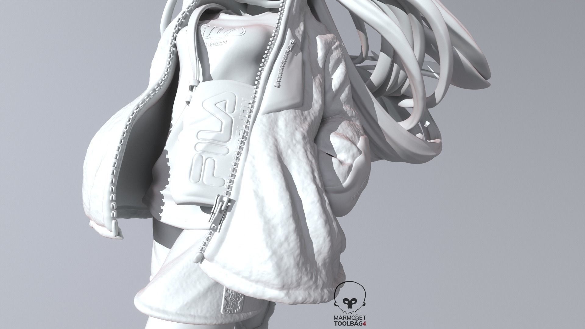 ASUKA FILA FIGURE EVANGELION 3D print model_21