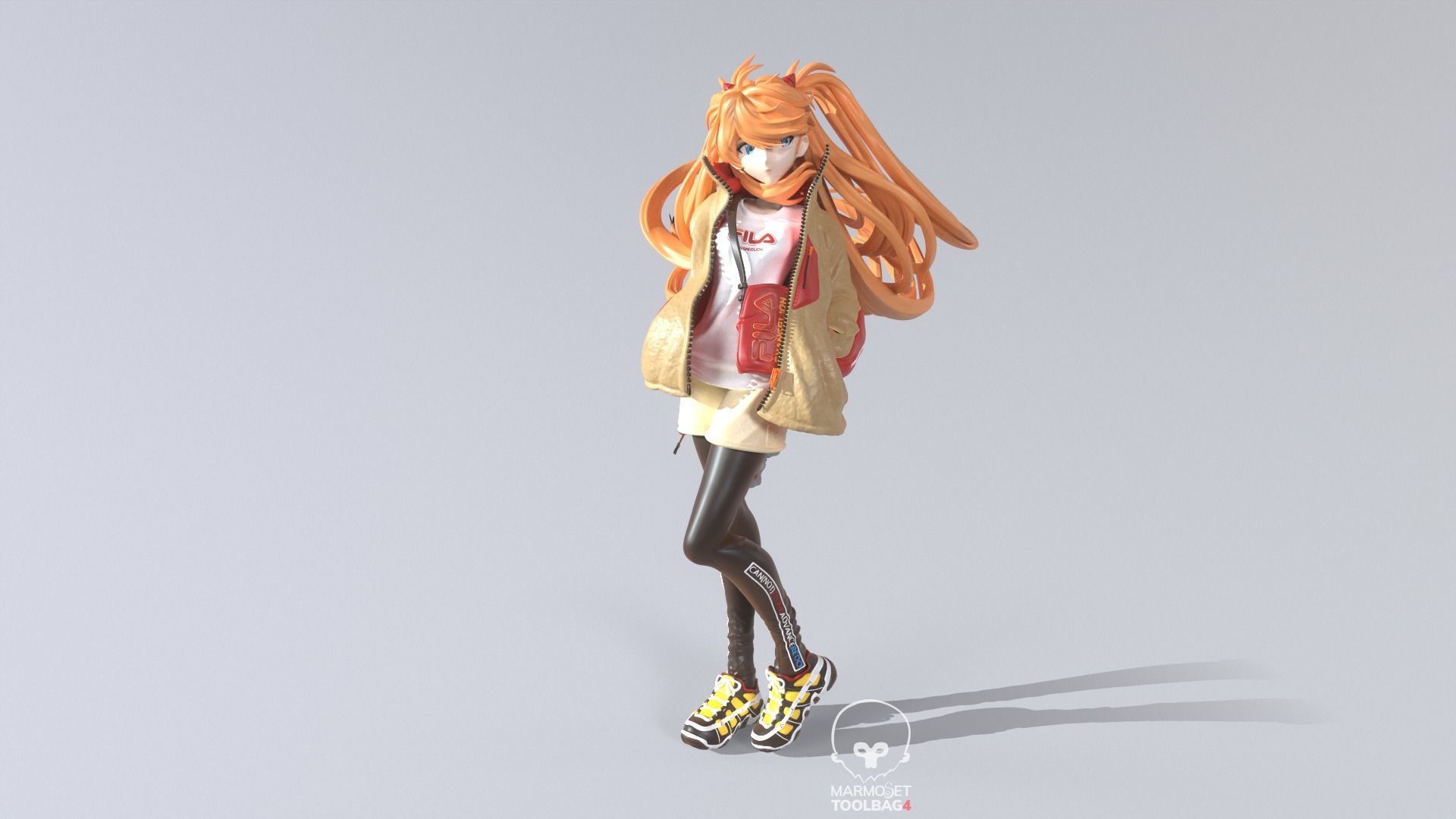 ASUKA FILA FIGURE EVANGELION 3D print model_6