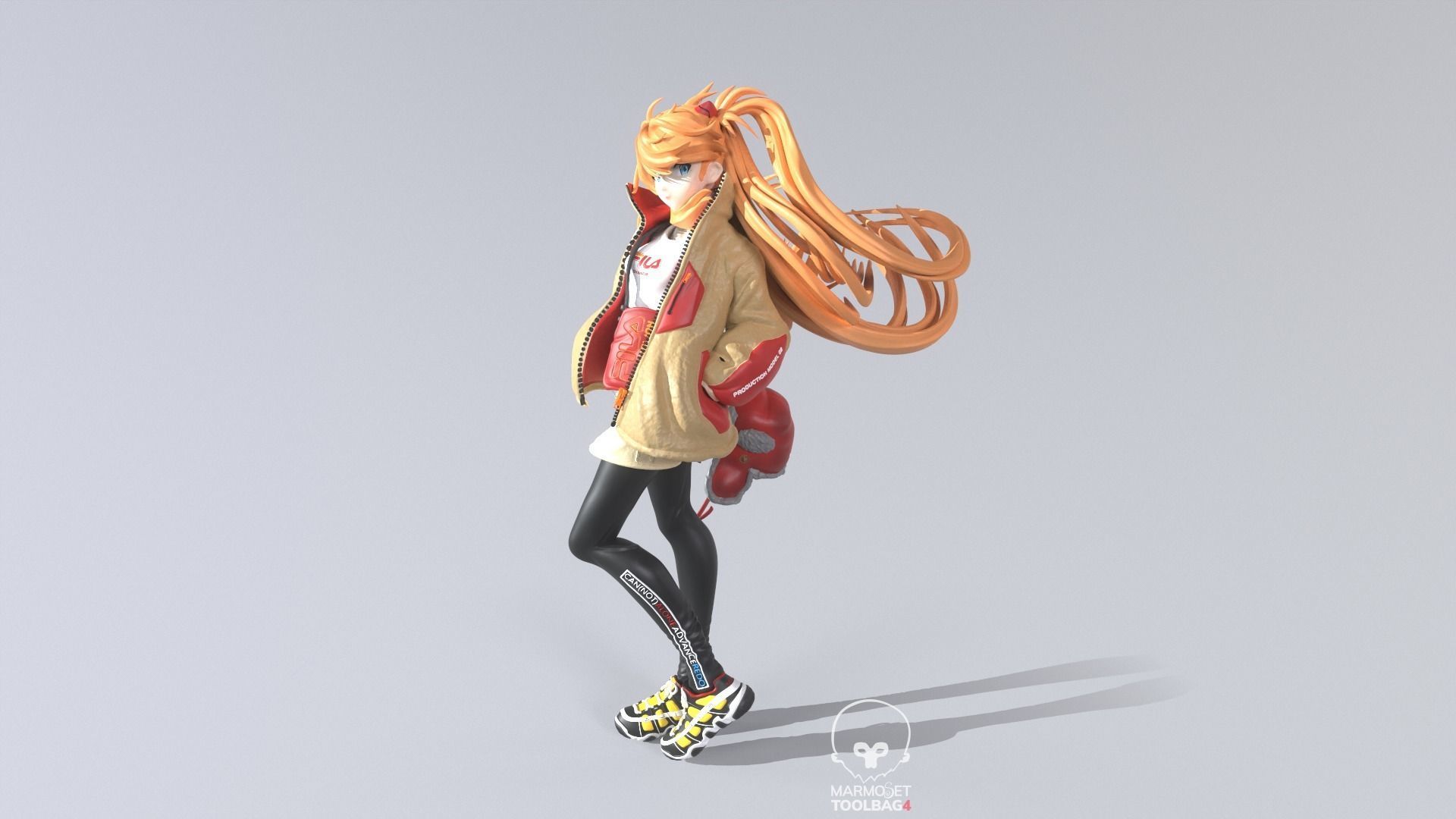 ASUKA FILA FIGURE EVANGELION 3D print model_5