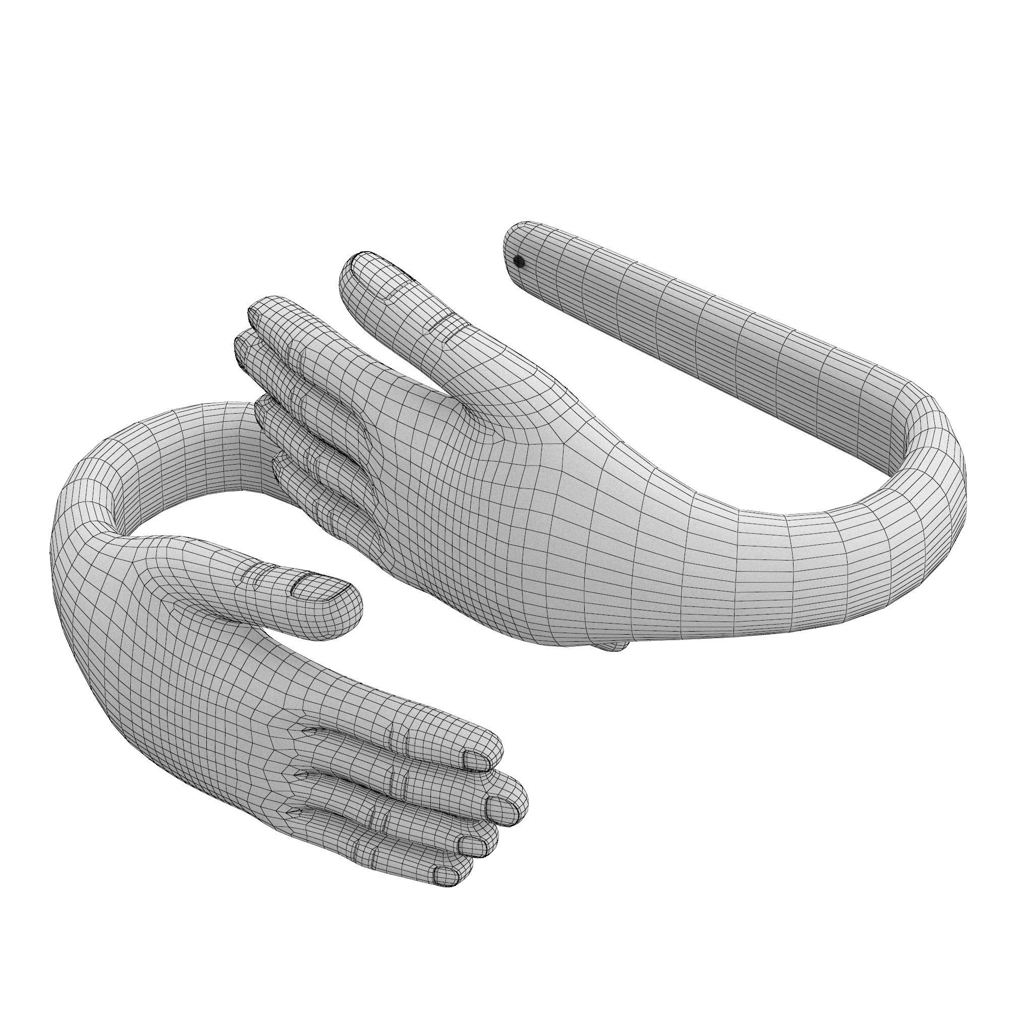 Handheld Tieback 3D model_4