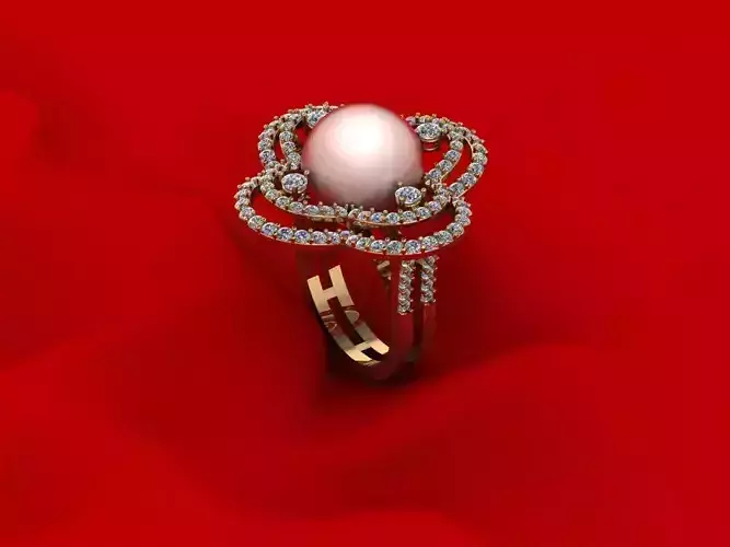 Round Pear Women Ring R2