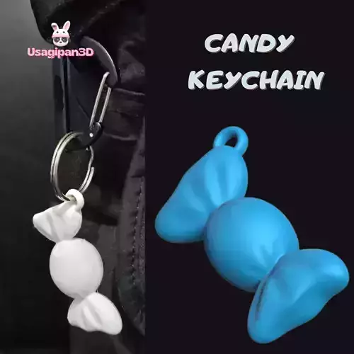 Candy Keychain 3D print model