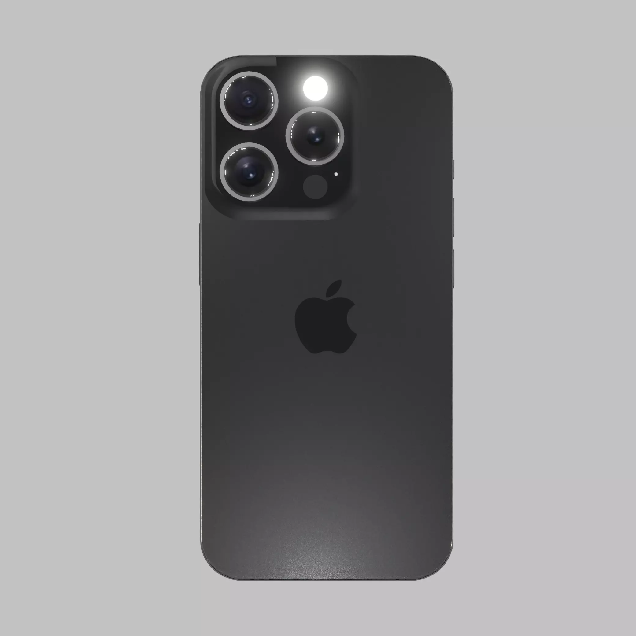 iPhone 15 Pro Black Titanium 3D model_0
