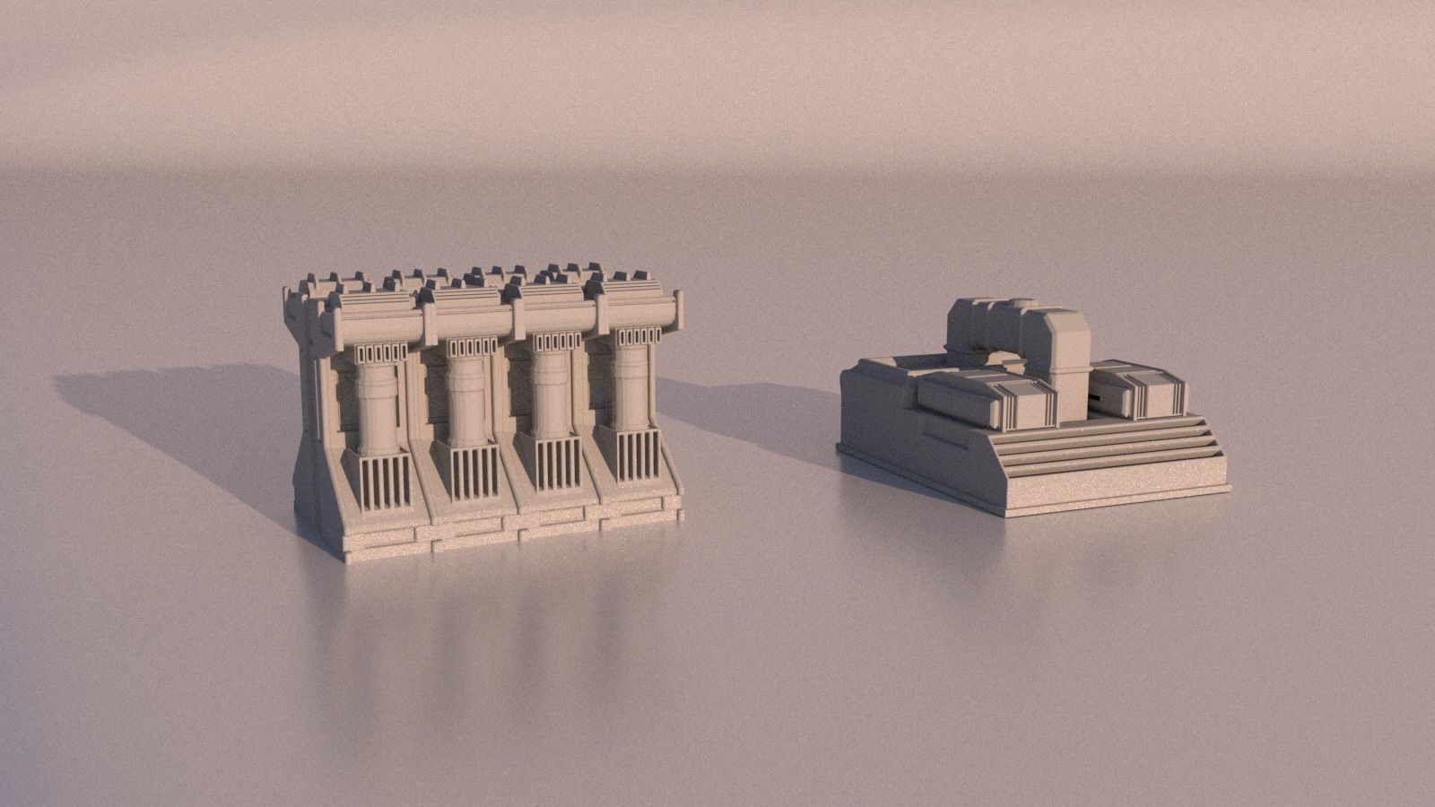 Scifi Factory for 3Dprint 3D print model_6