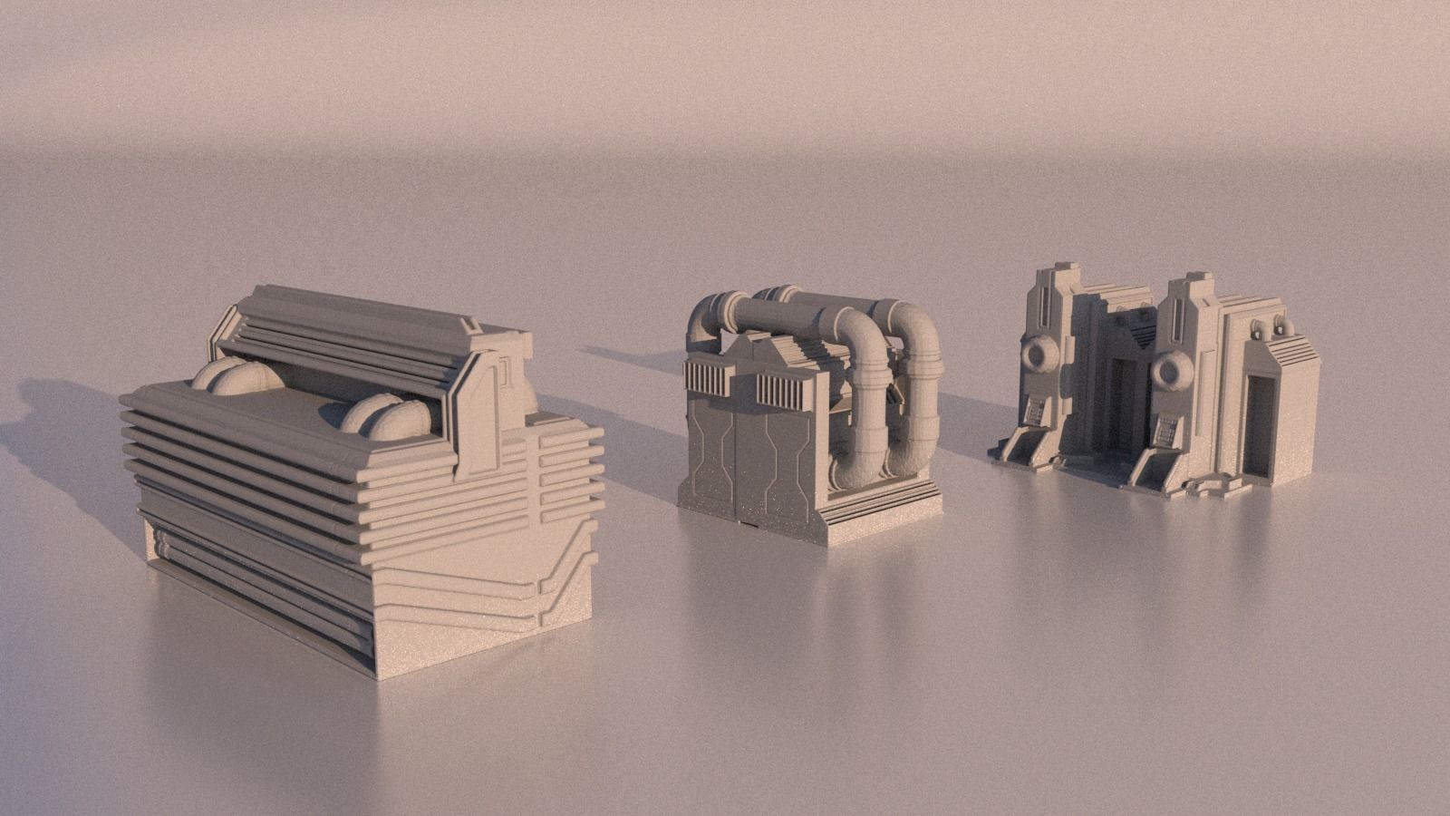 Scifi Factory for 3Dprint 3D print model_15