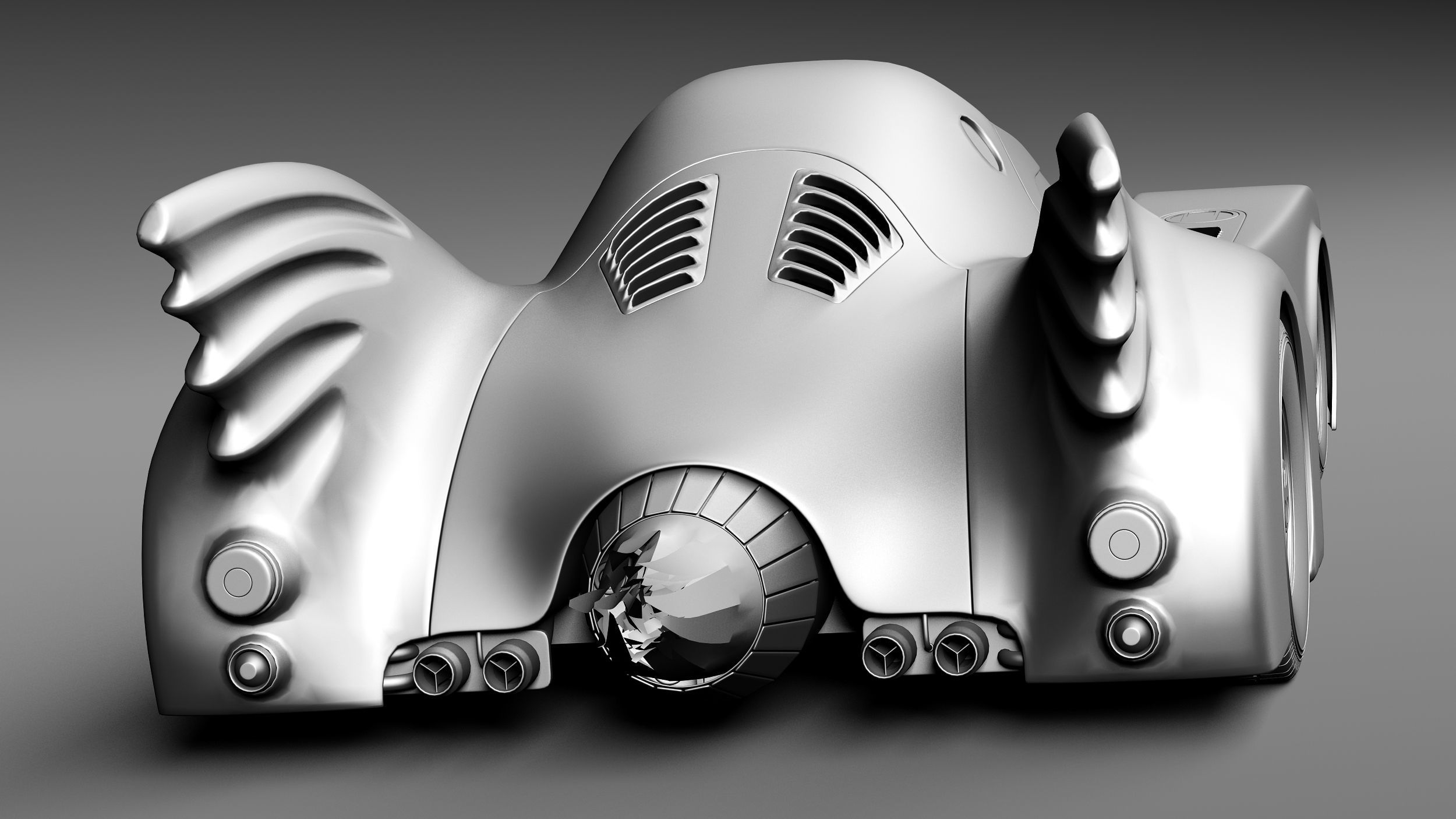 Batmobile 1989 Jet Car 3D model_13