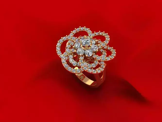 Flower Fashion Ring 