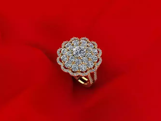 Fashion Flower Ring R2