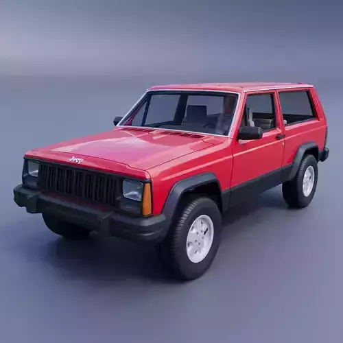 Jeep Cherokee XJ  2 Door 1984 3D print model