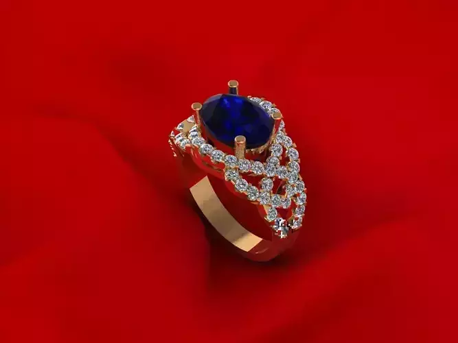 Gemstone Engagement Rings