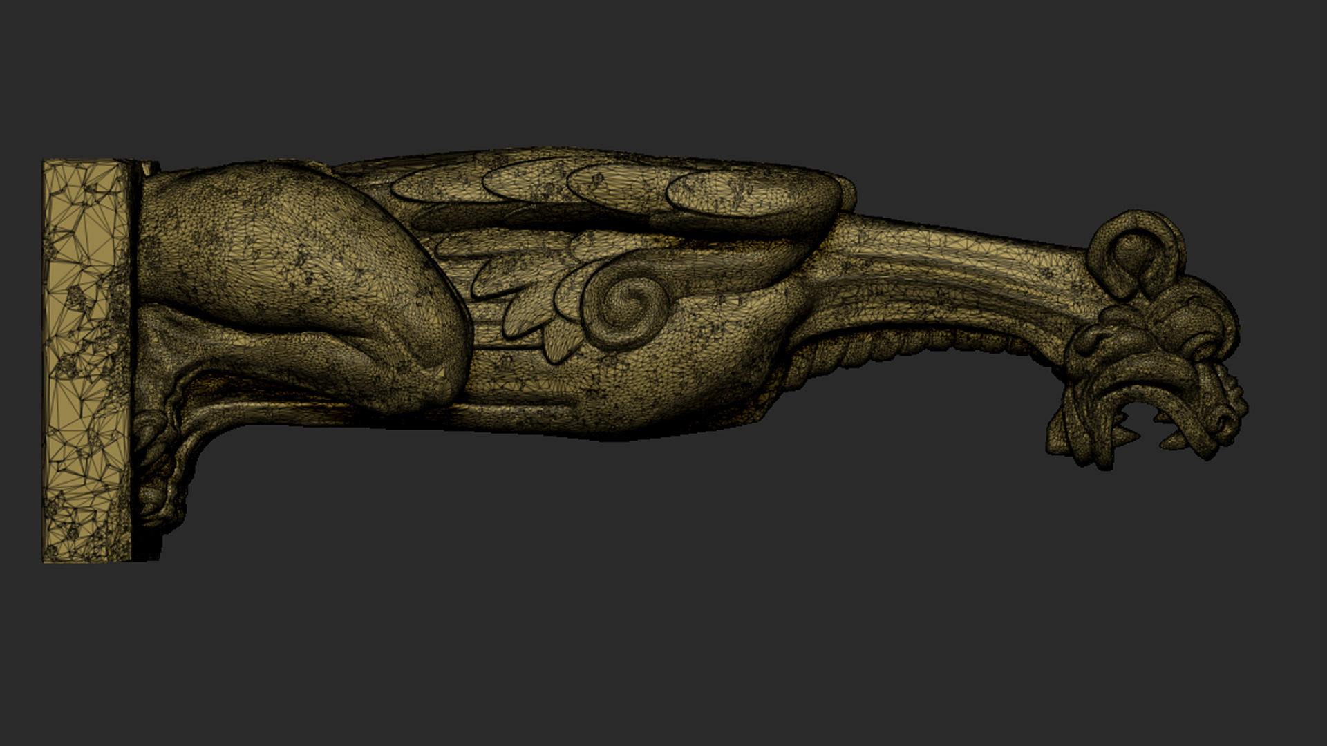 Gargoyle04 3D print model_11