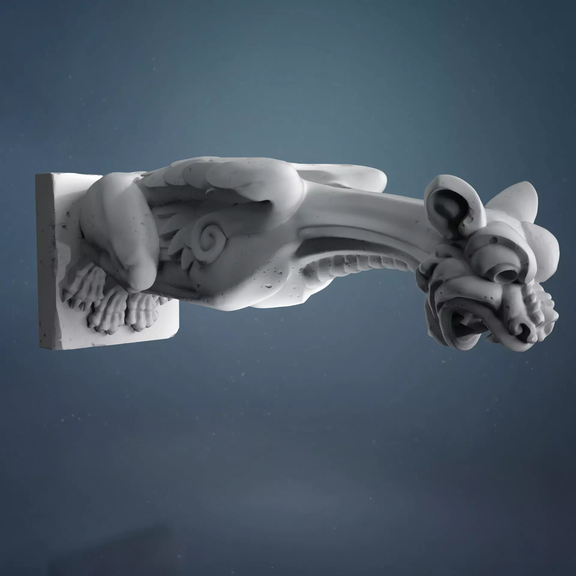 Gargoyle04 3D print model_0