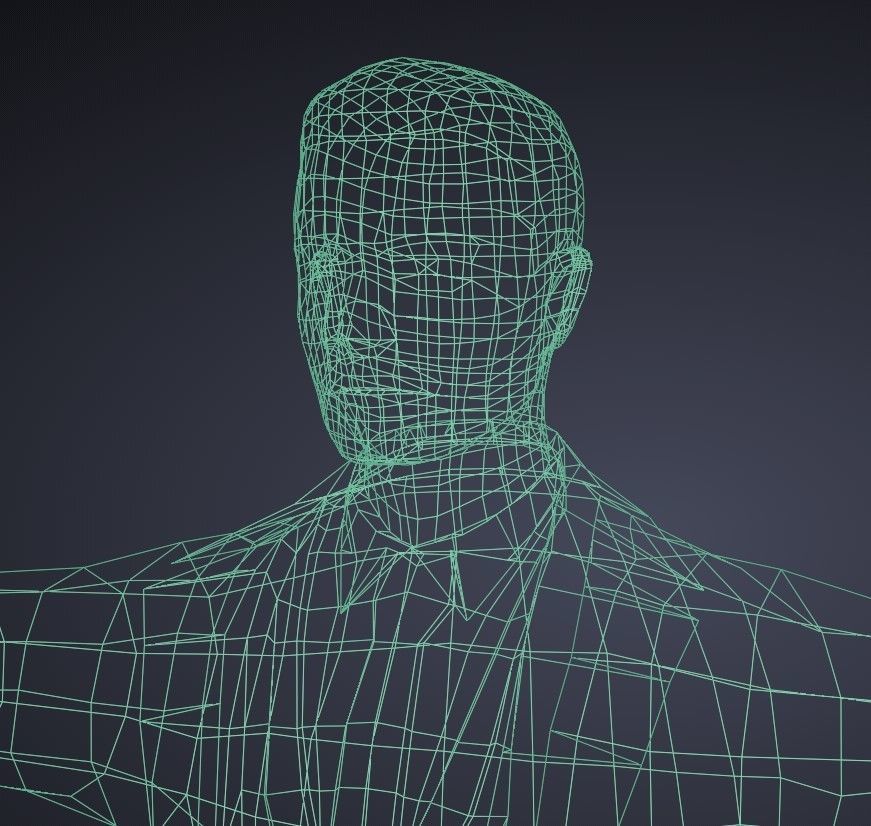 Stylized Detective Optimised Version Low-poly 3D model_16
