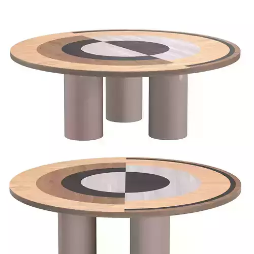 Sonia et Caetera Marquetry Coffee Table