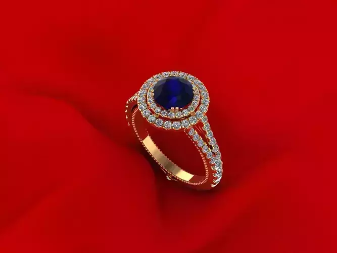 Side Stone Engagement Rings