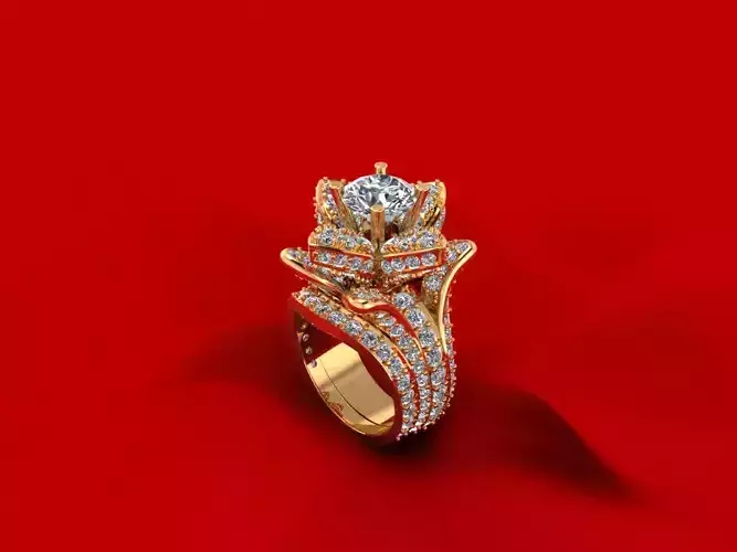 Creative Flower Rings