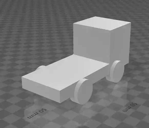Simple 3D Truck