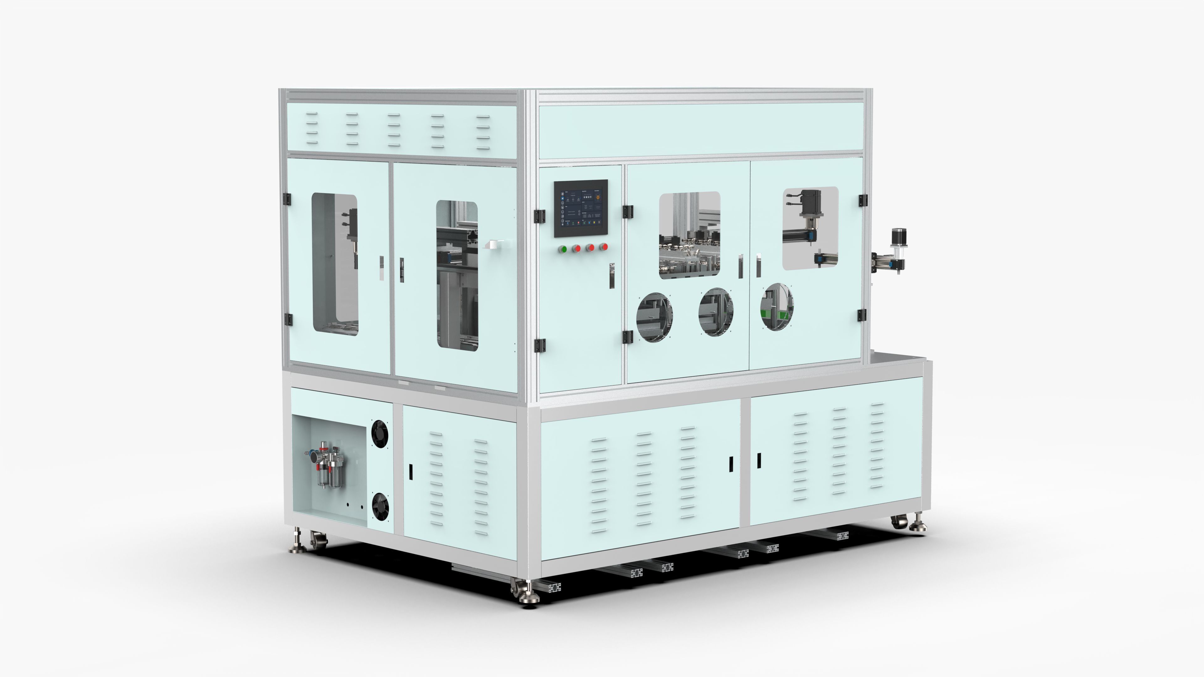 Helium Detection Machine 3D model_5