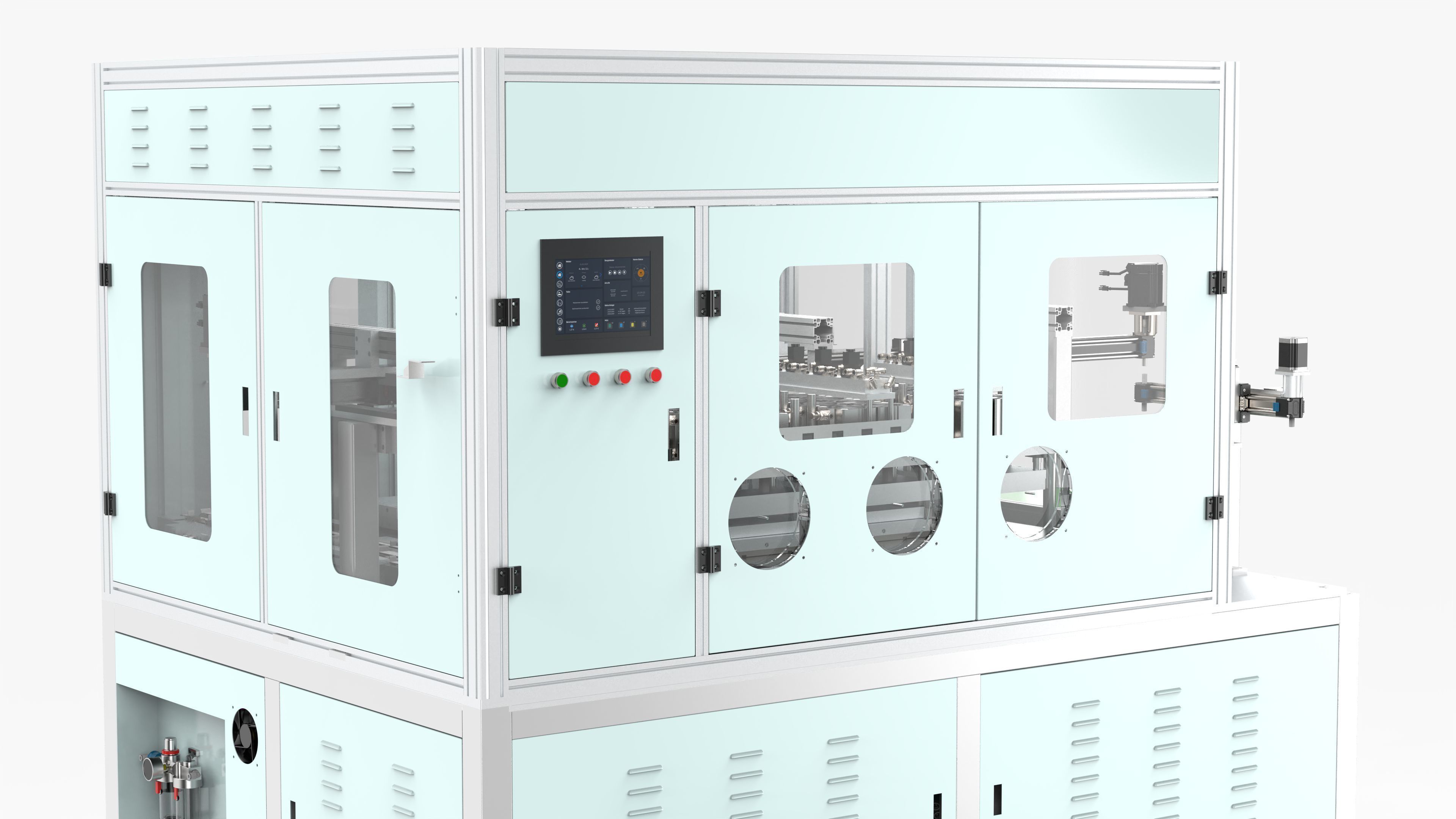 Helium Detection Machine 3D model_11