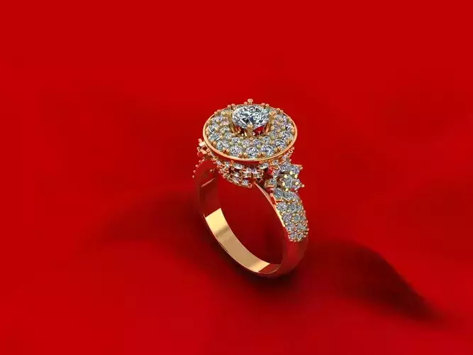 Side Stone Diamond Rings R1