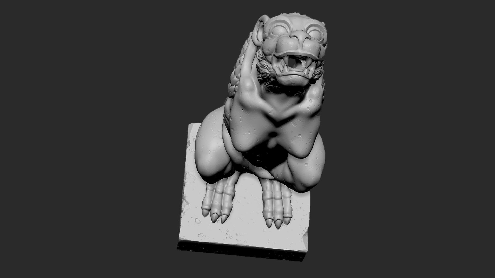 Gargoyle06 3D print model_9