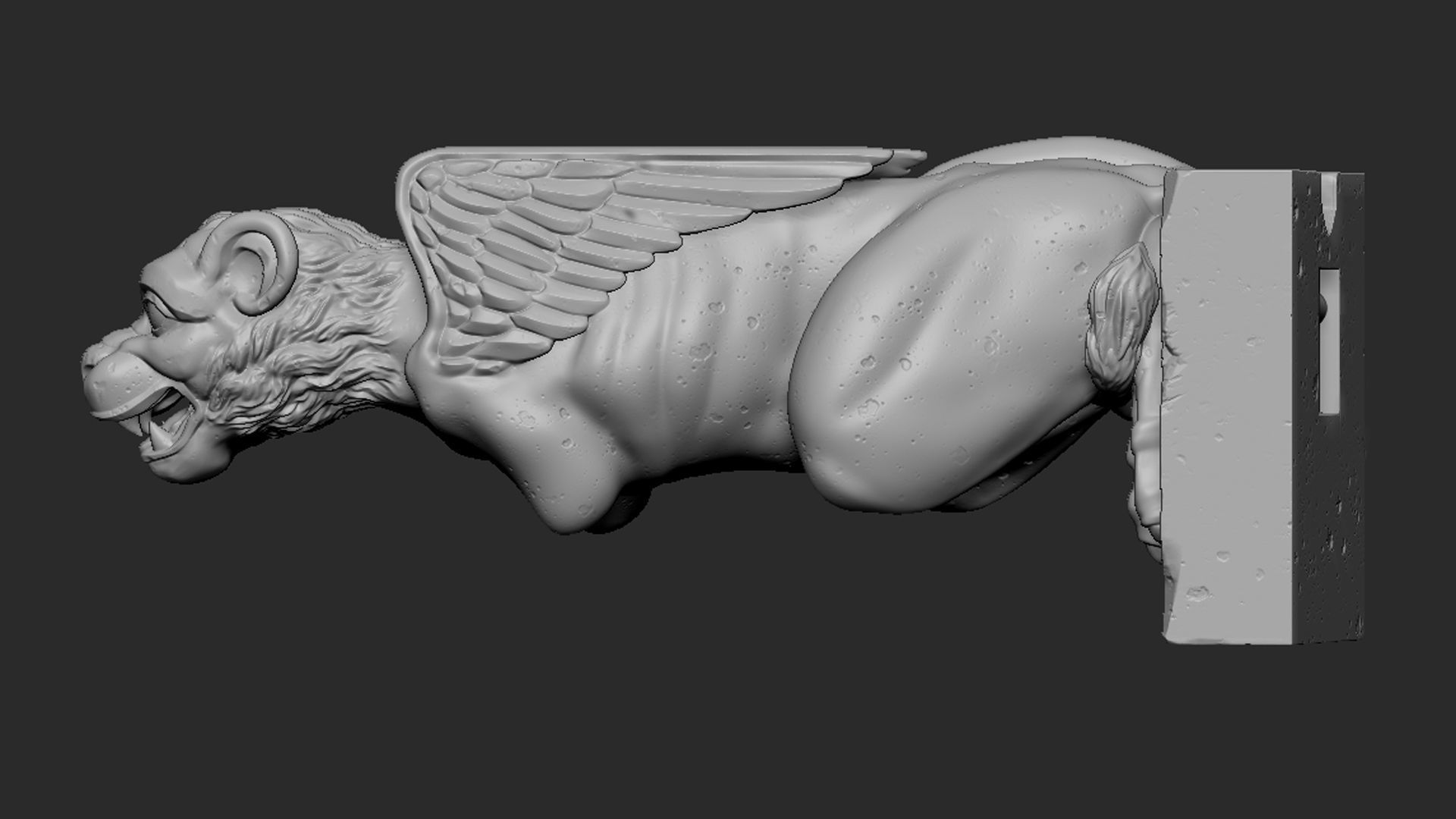Gargoyle06 3D print model_1