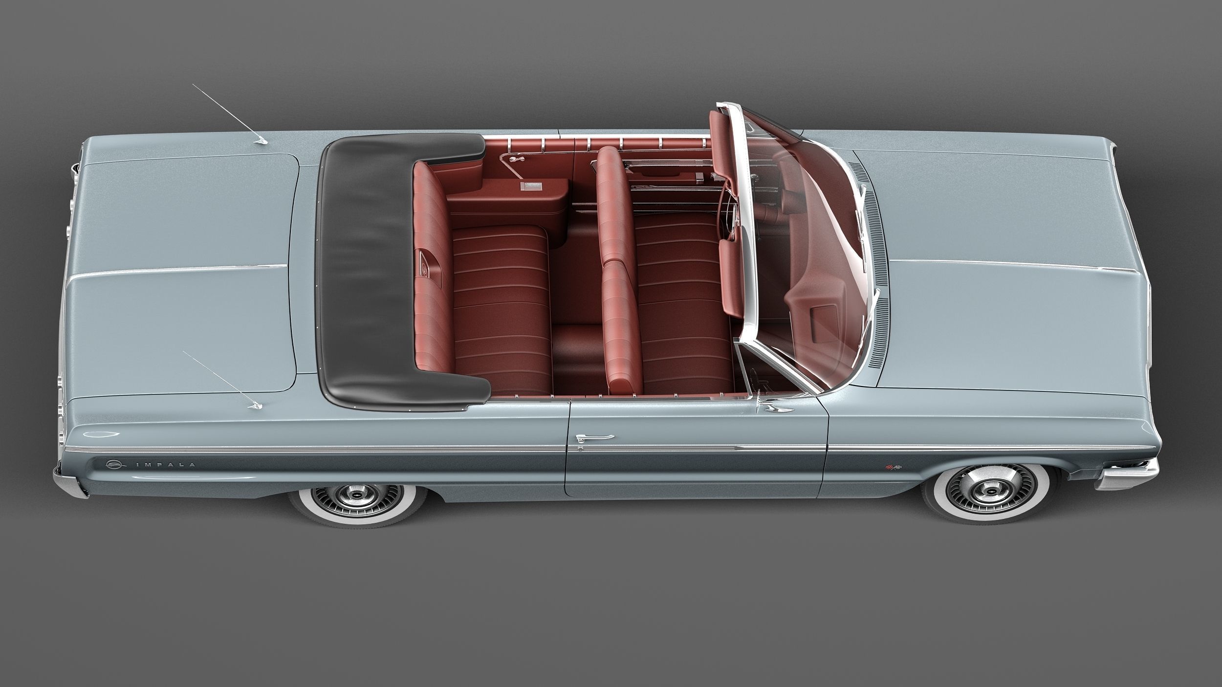Chevrolet Impala Convertible 1964 3D model_8