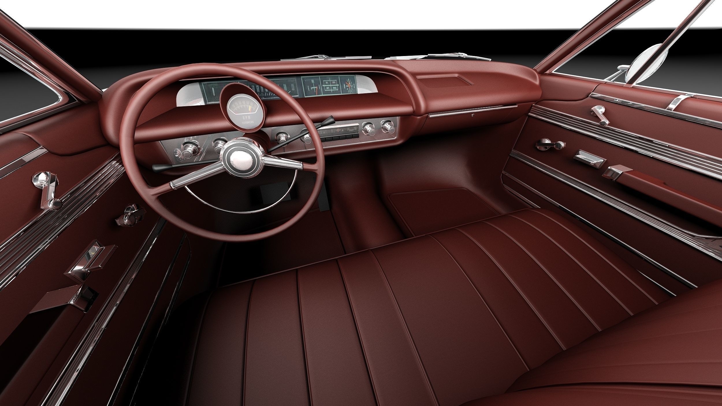 Chevrolet Impala Convertible 1964 3D model_17