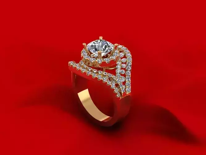 Twist Engagement Ring R1