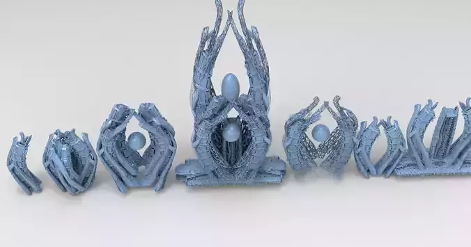 Sci fi eclipse monolith Tower collection 