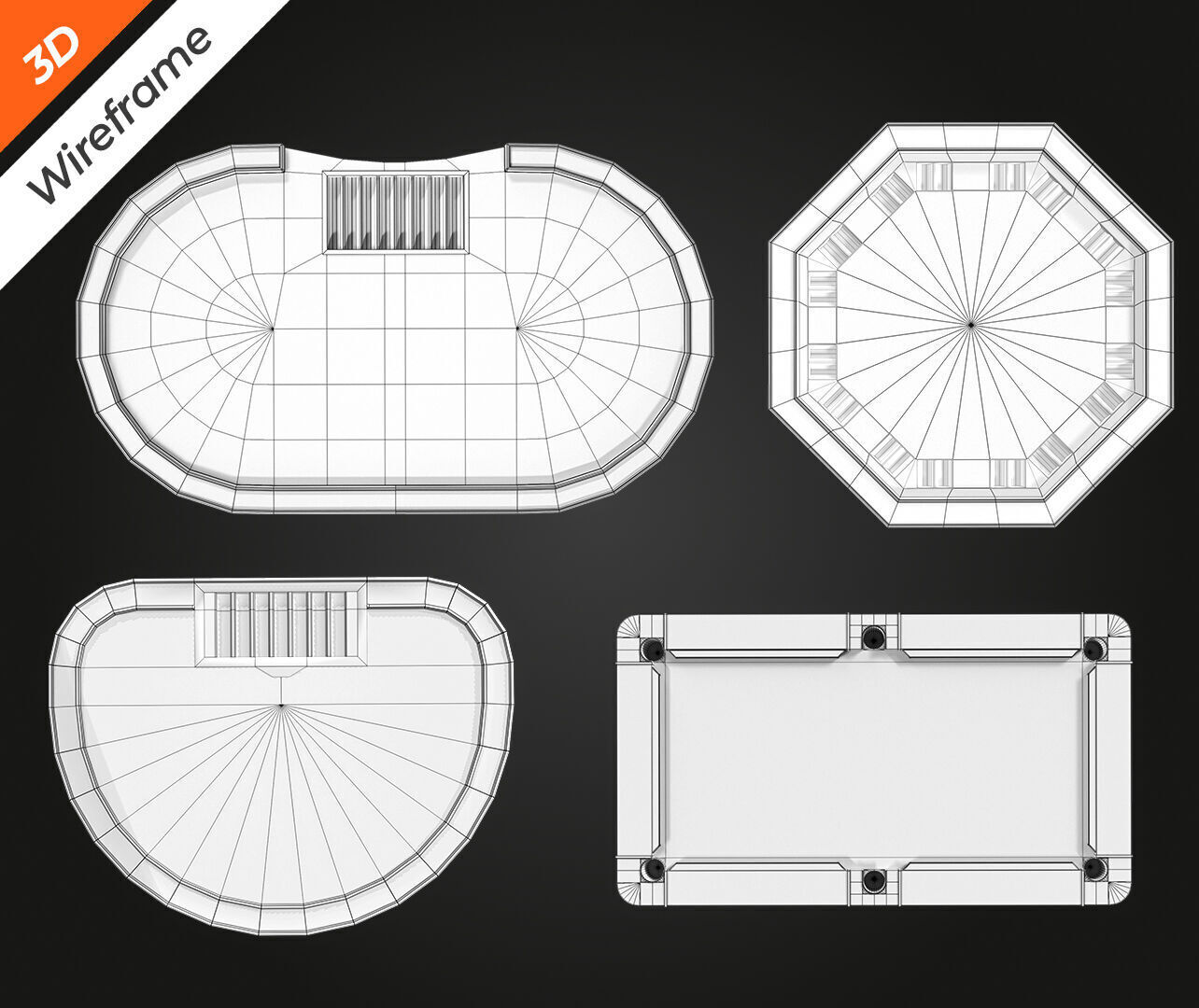 Casino Pack Low-poly 3D model_13