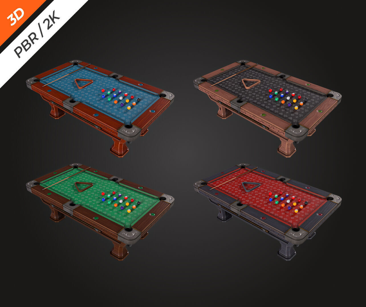 Casino Pack Low-poly 3D model_5
