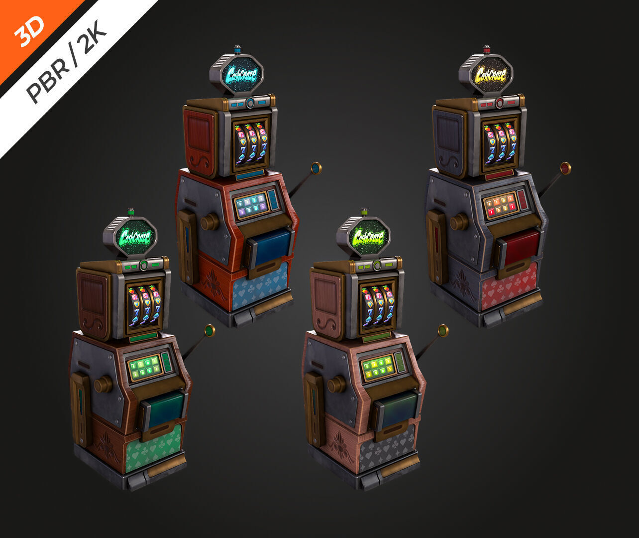 Casino Pack Low-poly 3D model_11