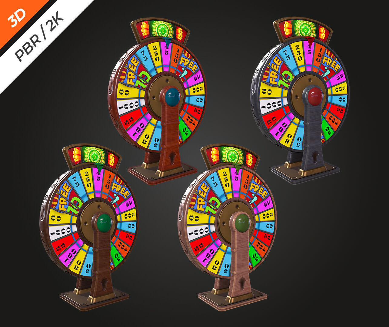 Casino Pack Low-poly 3D model_10