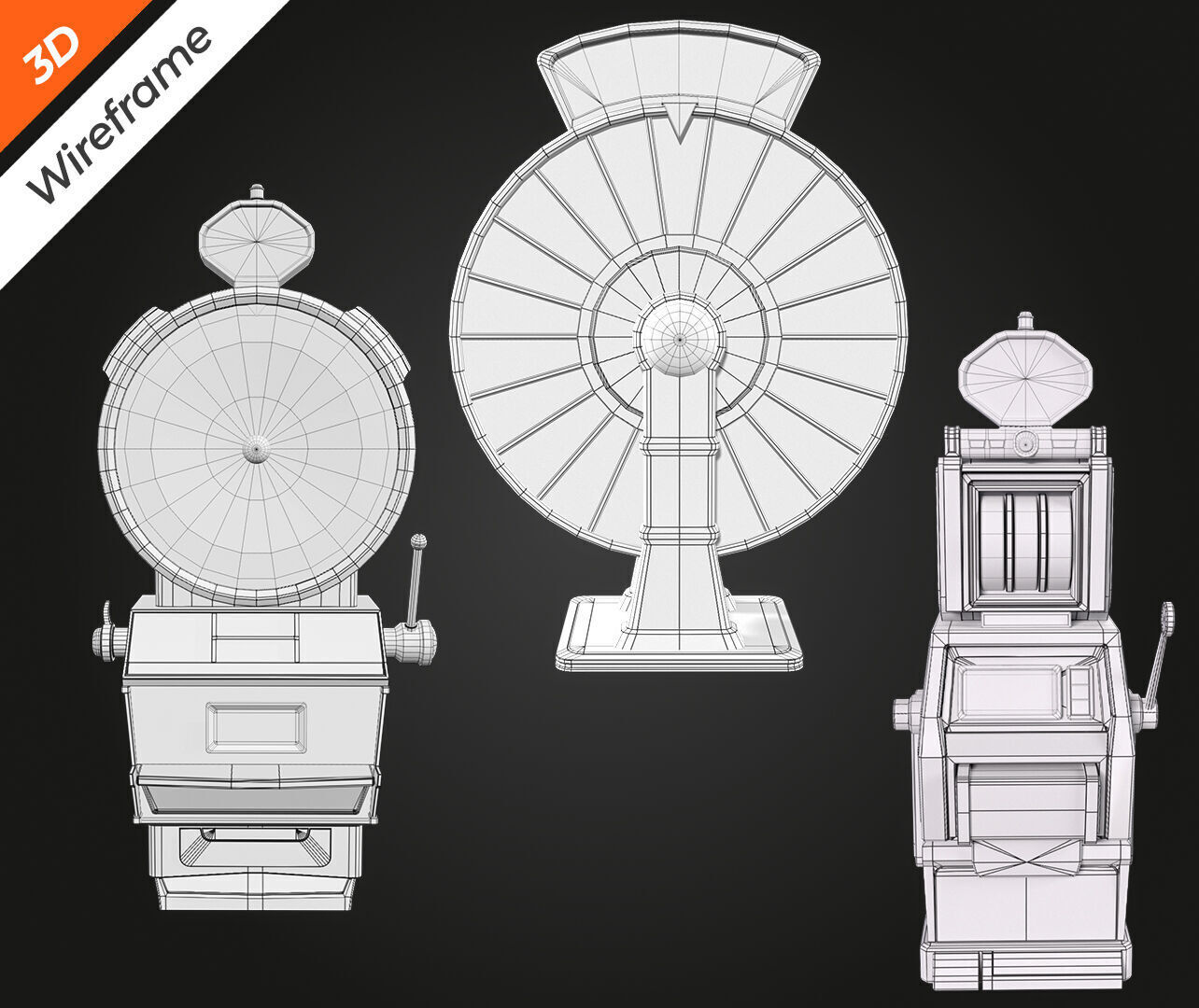 Casino Pack Low-poly 3D model_15