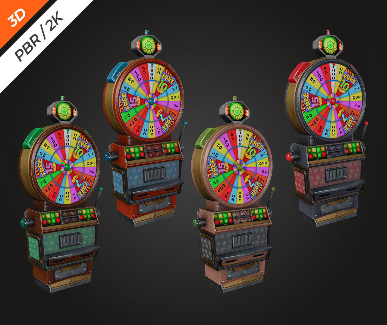 Casino Pack Low-poly 3D model_9
