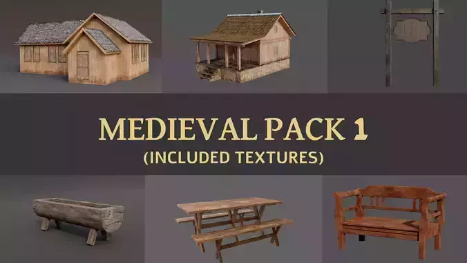 Medieval Pack 1 3D model