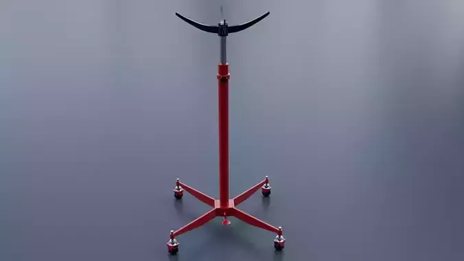 CLARKE CTJ30 300KG TRANSMISSION JACK 3D model