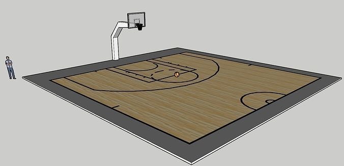 Basketball Court 3D model