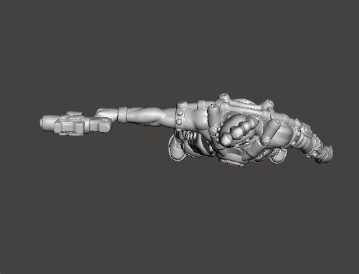 CYBERPUNK GANG MEMBER MINIATURE MODEL FOR SCIFI GAMES RPG 3D print model_4