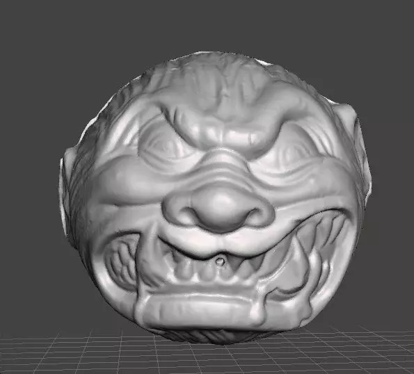 MADBALLS WOLF BREATH FIGURE MONSTER PLASTIC 80s TOY 3D print model