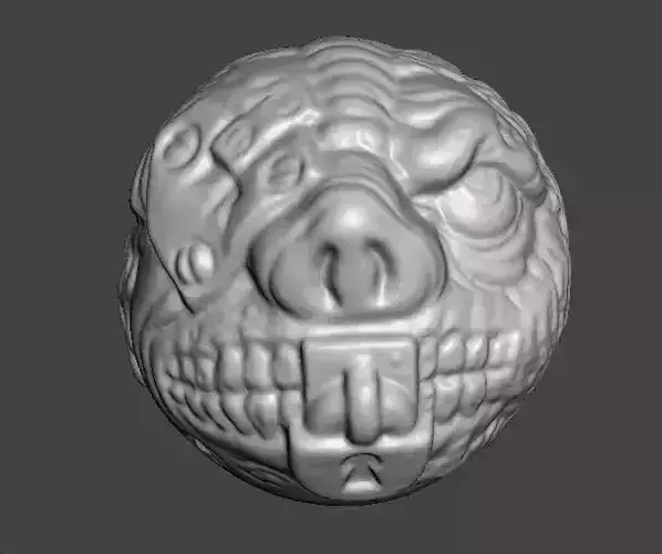 MADBALLS LOCK LIPS FIGURE MONSTER PLASTIC 80s TOY