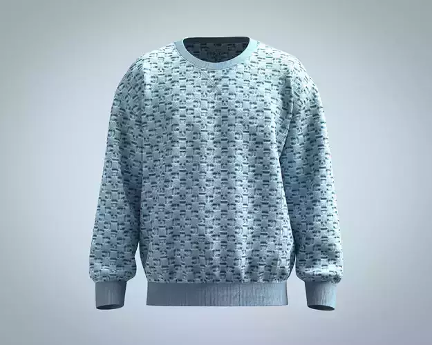 Towel knit fabric Cut and Sew Mens sweatshirt 