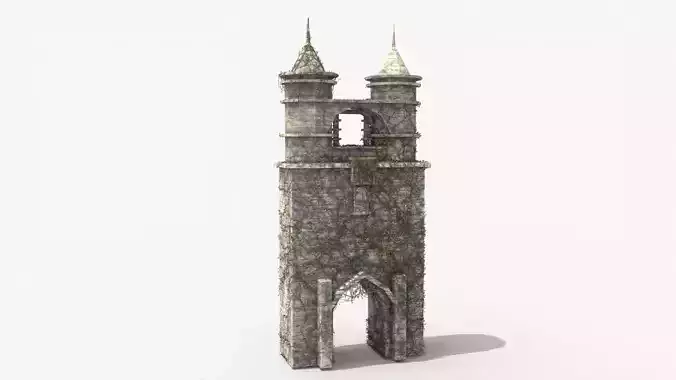 Ruined Castle with Ivy