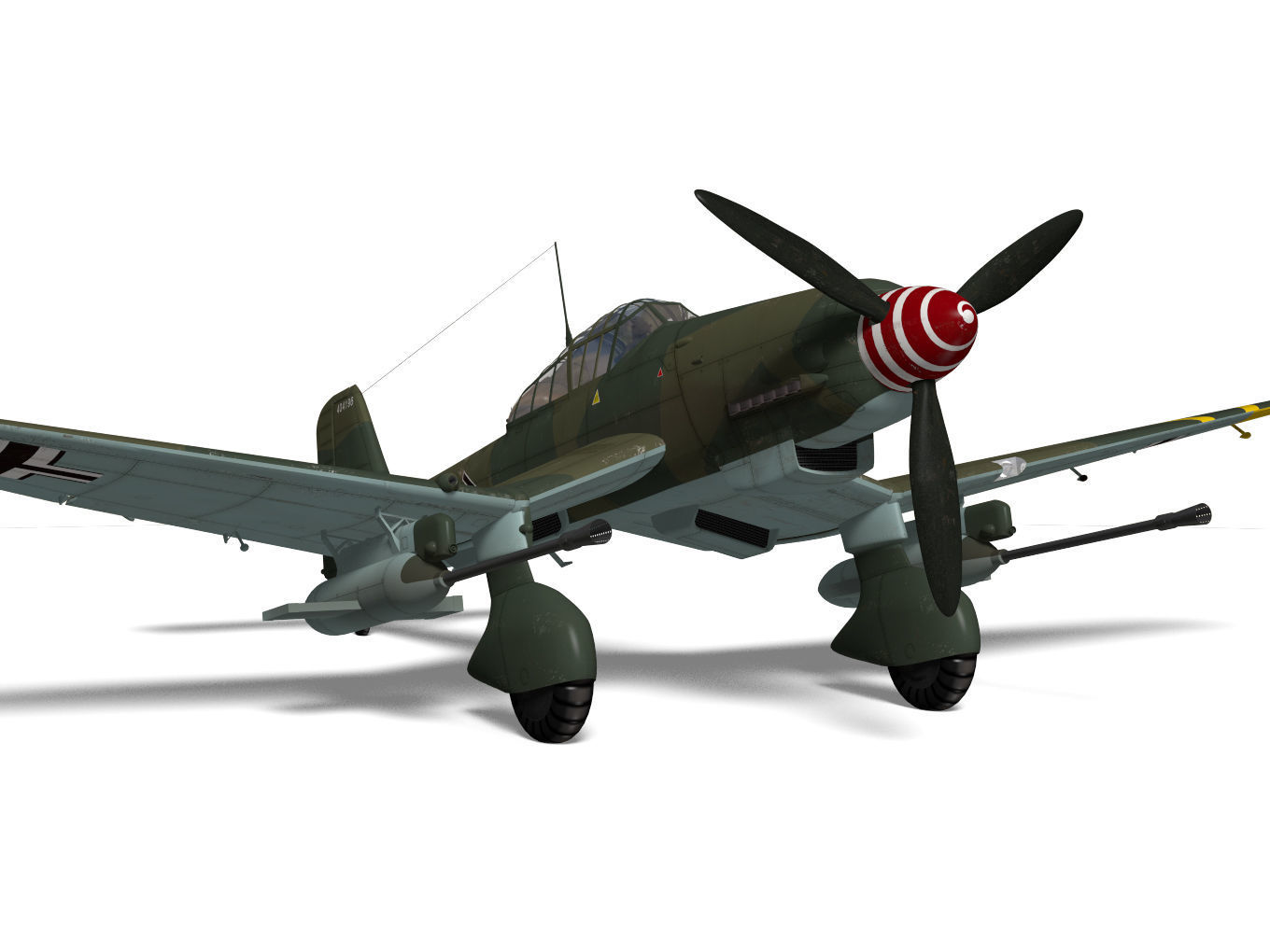Junkers Ju87 G2 Stuka 3D model_7