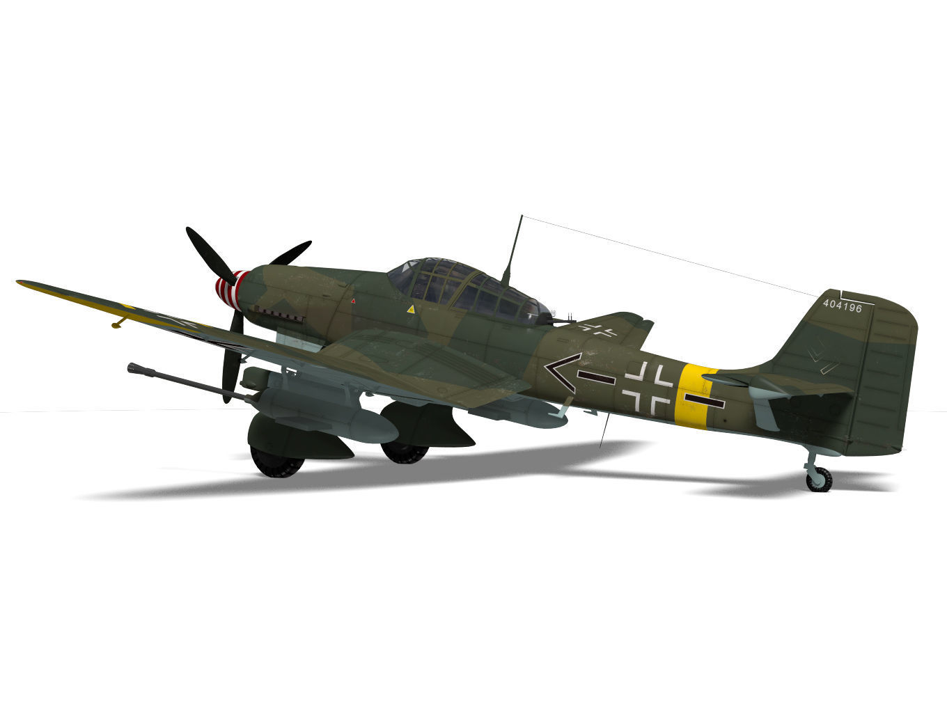 Junkers Ju87 G2 Stuka 3D model_6